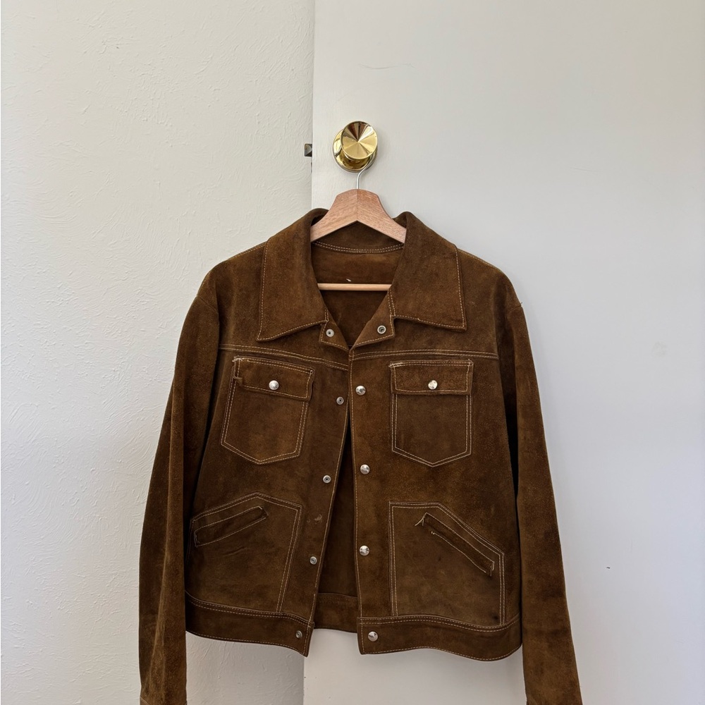 SOLD! DO NOT BUY Brown Suede Jacket
